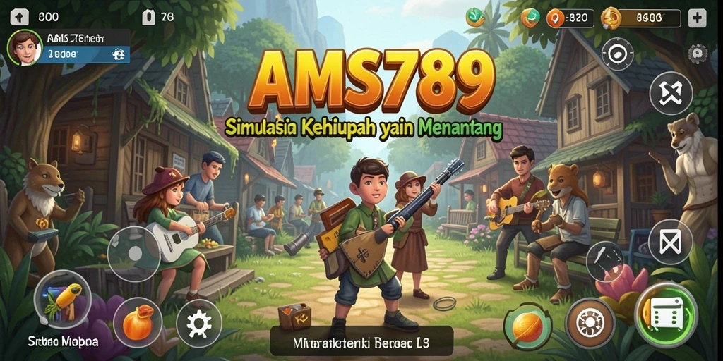 Gameplay AMS789 yang menampilkan keputusan penting dan interaksi karakter.