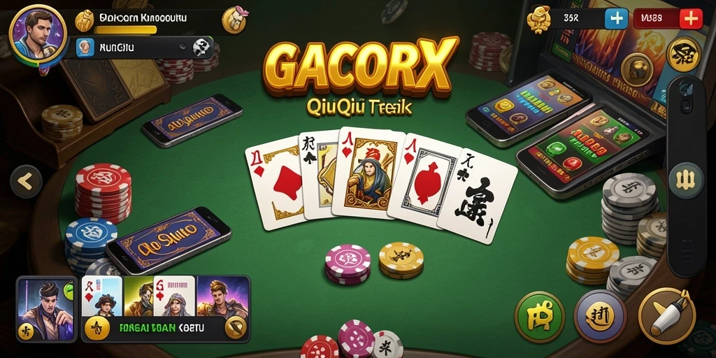 Tampilan gameplay yang memukau dari GACORX.