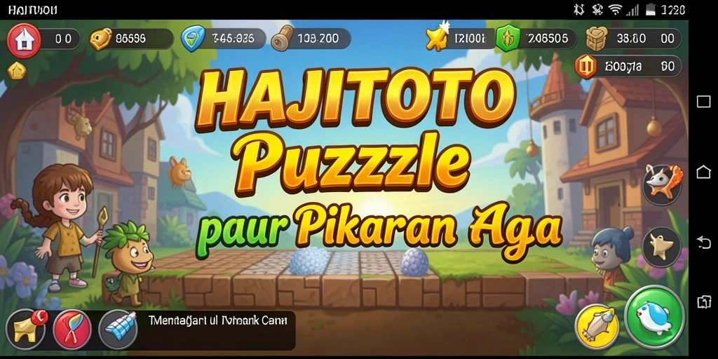Tampilan gameplay menarik dari HAJITOTO yang menantang.