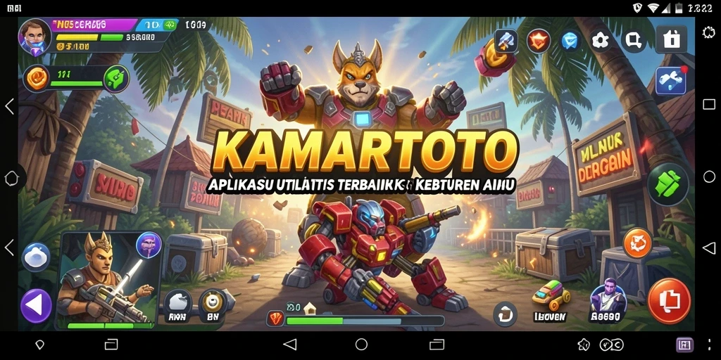 Tampilan antarmuka utama KAMARTOTO yang intuitif dan informatif.