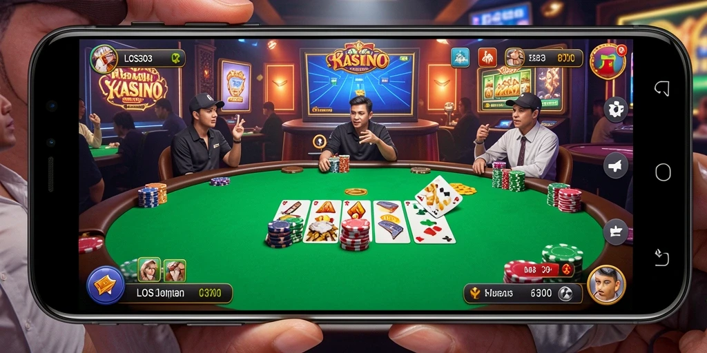 Tampilan gameplay Kasino yang menarik dan mendebarkan.