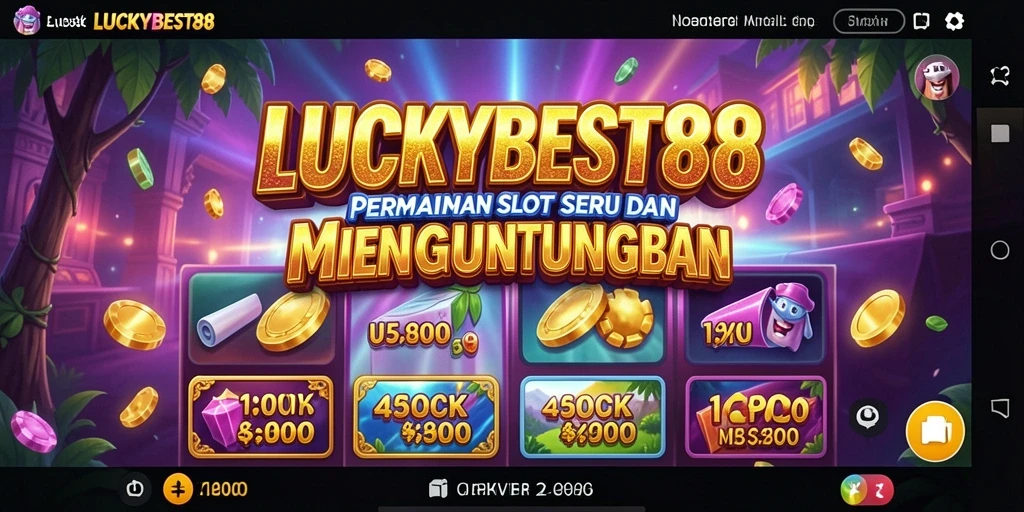 Screenshot gameplay LUCKYBEST88 menampilkan keseruan permainan Slot yang memikat.