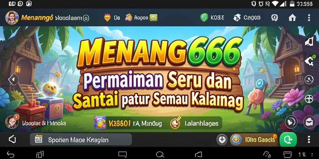Tampilan menarik dari gameplay MENANG666 yang santai dan menyenangkan.
