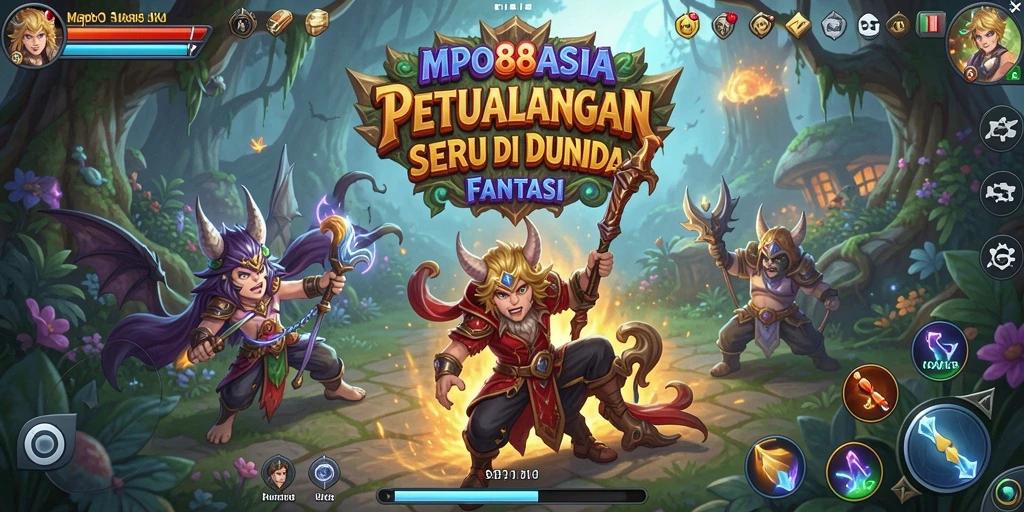 Tampilan gameplay MPO88ASIA yang menarik saat menjelajah dunia fantasi.