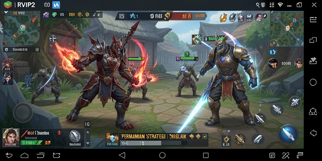 Tampilan gameplay RVIP2 yang penuh aksi dan strategi mendalam.