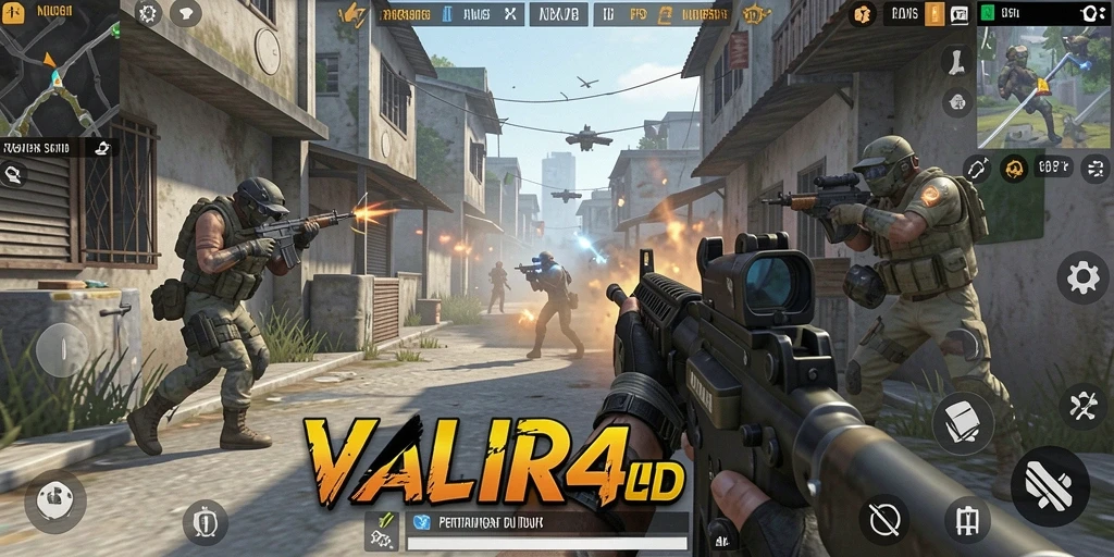Tampilan menarik dalam gameplay VALIR4D yang penuh aksi.
